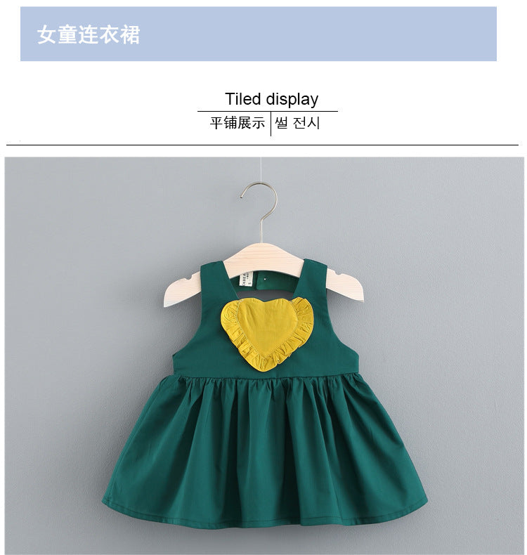 2020 new summer children 0-1-2-3 years old female baby girl baby princess dress dress summer dress